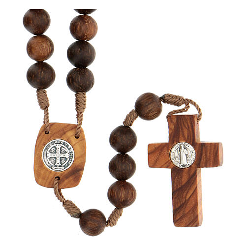 Rosary Abonos wood Medjugorje 8 mm  2