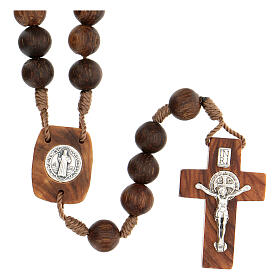 Wood rosary of Abonos Medjugorje 8 mm