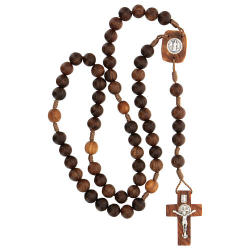 Wood rosary of Abonos Medjugorje 8 mm 4