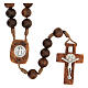 Wood rosary of Abonos Medjugorje 8 mm s1