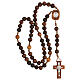 Wood rosary of Abonos Medjugorje 8 mm s4