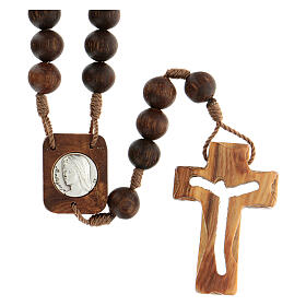 Rosary Abonos wood Medjugorje 10 mm