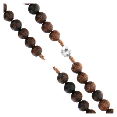 Wood rosary of Abonos Medjugorje 10 mm 3