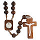 Wood rosary of Abonos Medjugorje 10 mm s2