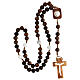 Wood rosary of Abonos Medjugorje 10 mm s4