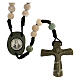 Medjugorje stone rosary 8 mm green s1