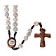 Medjugorje stone rosary 8 mm s1