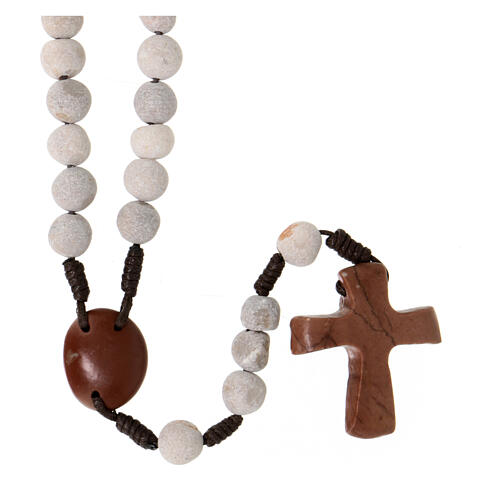 Medjugorje stone rosary 8 mm 2