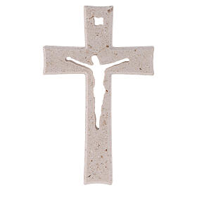Croce Medjugorje marmo 14 cm