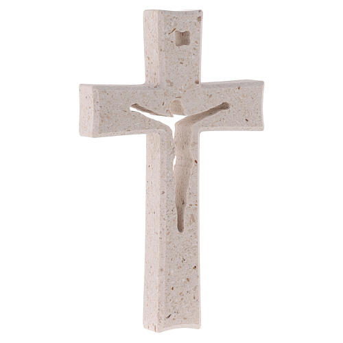 Croce Medjugorje marmo 14 cm 3