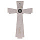 Medjugorje cross with Saint Benedict's cross, marble and wood, 23 cm s6