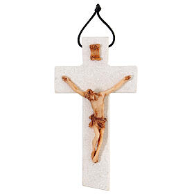 Medjugorje cross in marble 17 cm