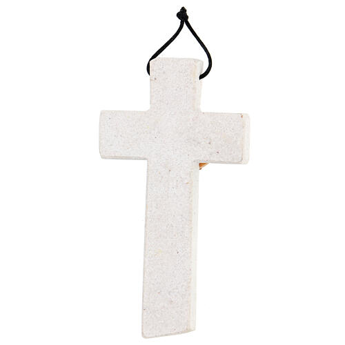 Medjugorje cross in marble 17 cm 4