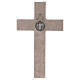 Medjugorje cross wit St. Benedict's medal 18 cm s6