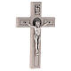 Croce Medjugorje medaglia San Benedetto 18 cm s5