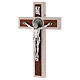 Croce Medjugorje medaglia San Benedetto con gancio 18 cm s3