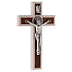 Croce Medjugorje medaglia San Benedetto con gancio 18 cm s5