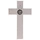 Croce Medjugorje medaglia San Benedetto con gancio 18 cm s6