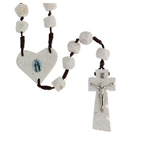 Wall rosary Our Lady of Medjugorje 1.5 cm beads