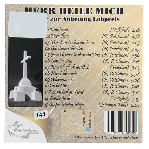 Cd '''Herr heile mich'' Roland Patzleiner Medjugorje 2