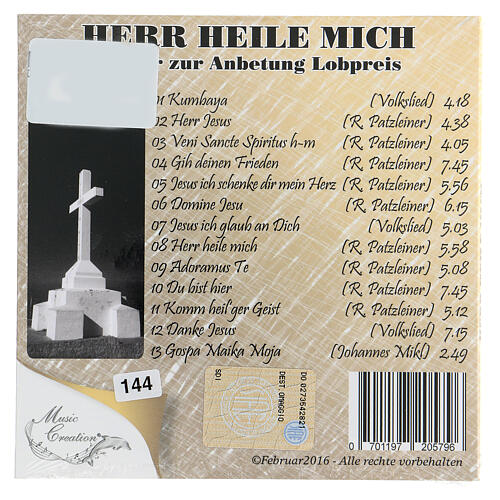 CD ''Herr heile mich'' Roland Patzleiner Medjugorje  2