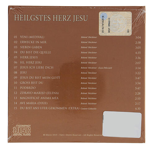 CD de música "Heilgstes herz Jesu" Roland Patzleiner Medjugorje 2
