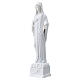 Our Lady of Medjugorje statue with dove, 18 cm, marble dust s2