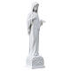 Our Lady of Medjugorje statue with dove, 18 cm, marble dust s3