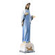 Our Lady of Medjugorje statue colored marble powder 18 cm s3