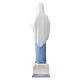 Our Lady of Medjugorje statue colored marble powder 18 cm s4