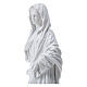 Estatua Virgen de Medjugorje 20 cm polvo de mármol blanco s2