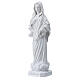 Estatua Virgen de Medjugorje 20 cm polvo de mármol blanco s3