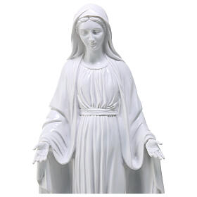 Estatua 40 cm Virgen milagrosa polvo mármol EXTERIOR
