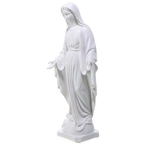 Estatua 40 cm Virgen milagrosa polvo mármol EXTERIOR 4