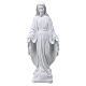 Estatua 40 cm Virgen milagrosa polvo mármol EXTERIOR s1