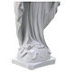 Estatua 40 cm Virgen milagrosa polvo mármol EXTERIOR s6