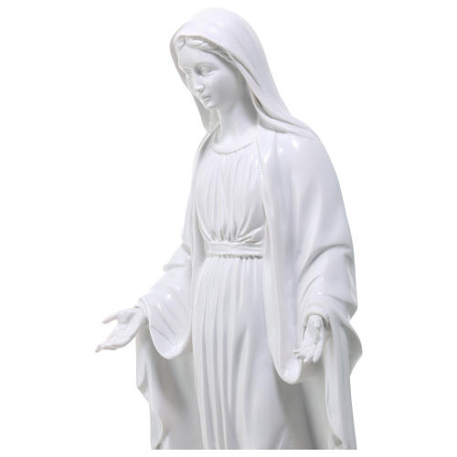 Statue 40 cm Vierge Miraculeuse poudre marbre EXTÉRIEUR 3