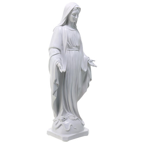 Statua 40 cm Madonna miracolosa polvere marmo ESTERNO 5