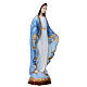 Madonna miracolosa 44 cm vestito blu polvere marmo ESTERNO s4