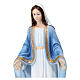 Miraculous Mary statue 44 cm dress in powder blue marble EXTERIOR s2