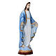 Miraculous Mary statue 44 cm dress in powder blue marble EXTERIOR s4