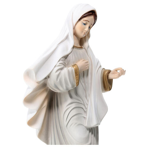 Regina Pacis statua polvere marmo 40 cm ESTERNO 2