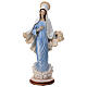 Virgen de Medjugorje 60 cm polvo mármol exterior s1