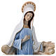 Virgen de Medjugorje 60 cm polvo mármol exterior s2