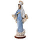 Madonna di Medjugorje 60 cm polvere marmo esterno s3