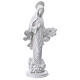 Virgen Medjugorje polvo mármol blanco 60 cm s5