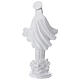 Lady of Medjugorje statue white marble dust 60 cm s8