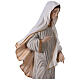 Statue Our Lady of Medjugorje, grey dress, 120 cm, marble dust, for OUTDOOR s6