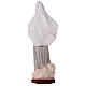 Statue Notre-Dame de Medjugorje robe grise 120 cm marbre EXTÉRIEUR s9