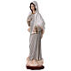 Statua Madonna Medjugorje abito grigio 120 cm marmo ESTERNO s3